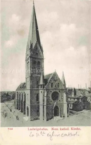 AK / Ansichtskarte LUDWIGSHAFEN  Rhein Neue Katholische Kirche