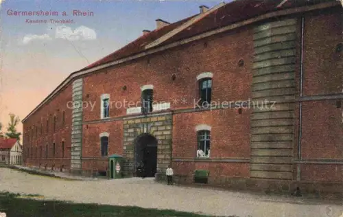 AK / Ansichtskarte Germersheim Kaserne Theobald Feldpost