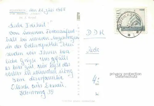 AK / Ansichtskarte Kedzierzyn Kozle Cosel Oberschlesien PL Dom Handlowy Chemik