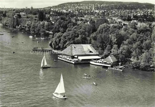 AK / Ansichtskarte Zuerichhorn ZueRICH ZH Restaurant Fischstube am Zuerichsee Segeln