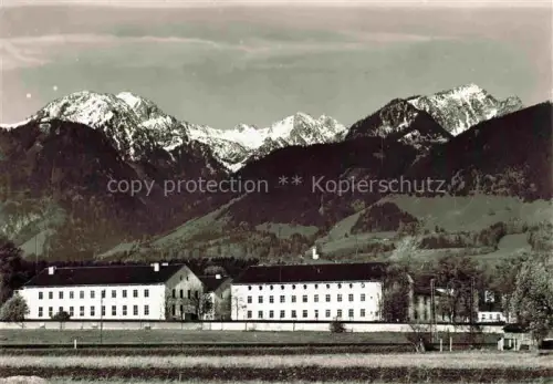AK / Ansichtskarte Degerndorf Inn Karfreit-Kaserne Alpenpanorama