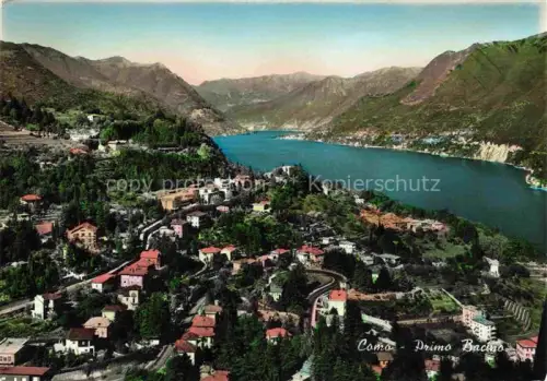 AK / Ansichtskarte Primo Bacino COMO Lago di Como Lombardia IT Panorama Lago di Como veduta aerea