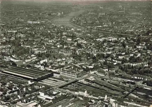 AK / Ansichtskarte BASEL BS Stadtpanorama Bahnhof