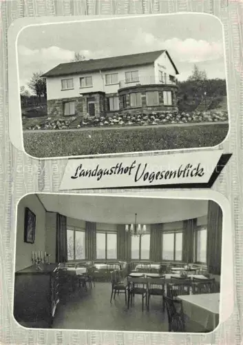 AK / Ansichtskarte Rheinweiler Bad Bellingen BW Landgasthof Vogesenblick Gastraum