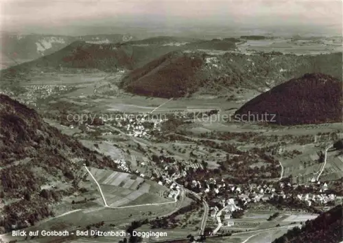 AK / Ansichtskarte Gosbach Bad Ditzenbach Goeppingen BW Fliegeraufnahme