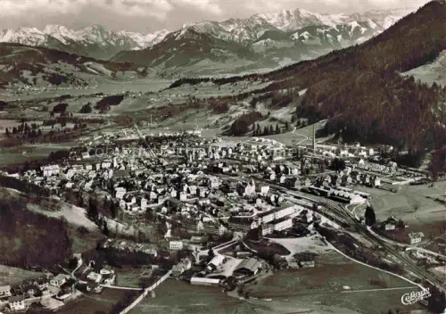 AK / Ansichtskarte Immenstadt Allgaeu Gesamtansicht mit Alpenpanorama