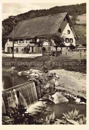 AK / Ansichtskarte Schapbach BAD RIPPOLDSAU-SCHAPBACH Gasthaus Pension zum Schmidsberg Wasserfall