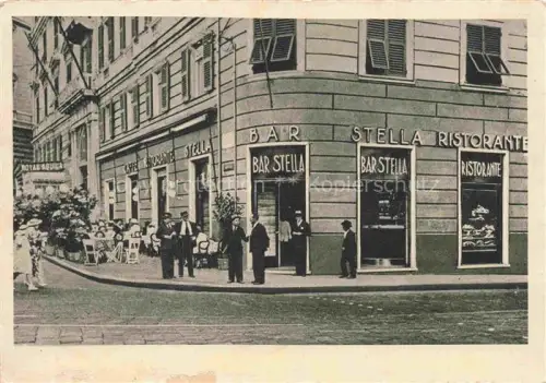 AK / Ansichtskarte GENOVA Genua Liguria IT Caffè Ristorante Stella Piazza Acquaverde
