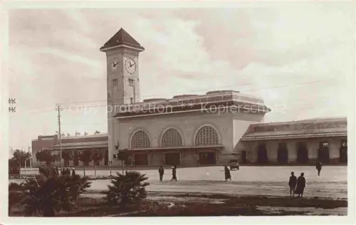 AK / Ansichtskarte CASABLANCA Maroc La Gare Bahnhof