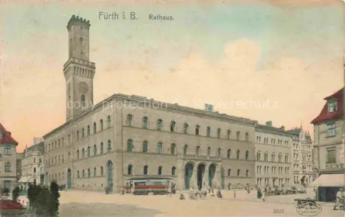 AK / Ansichtskarte FueRTH  Bayern Rathaus