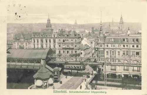 AK / Ansichtskarte Elberfeld Barmen WUPPERTAL Schwebebahnhof Doeppersberg