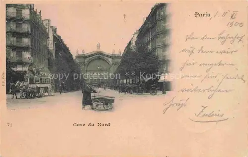 AK / Ansichtskarte PARIS 75 Gare du Nord