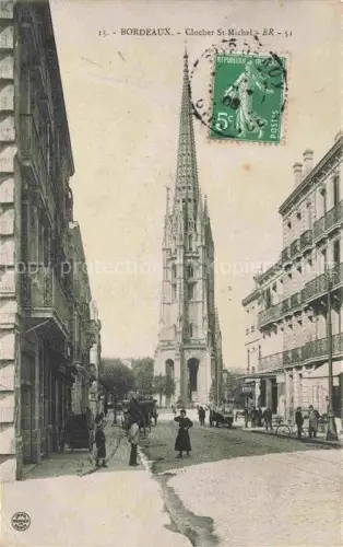 AK / Ansichtskarte BORDEAUX 33 Gironde Clocher St. Michel