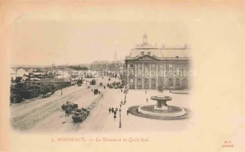 AK / Ansichtskarte BORDEAUX 33 Gironde La Douane et les Quais-Sued