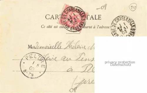 AK / Ansichtskarte CHARLEVILLE -MEZIERES 08 Ardennes Monument Commémoratif de 1870