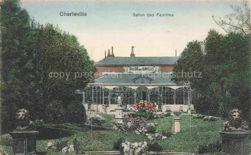 AK / Ansichtskarte CHARLEVILLE -MEZIERES 08 Ardennes Salon des Familles Jardin Feldpost Pruefstempel