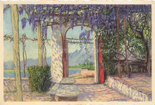 AK / Ansichtskarte ZUPPINGER Ernst Muralto Kuenstlerkarte fiore Locarno Litho
