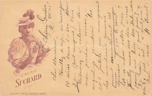 AK / Ansichtskarte Suchard Chocolat Werbung Chocolade Cacao Grand Prix Paris 