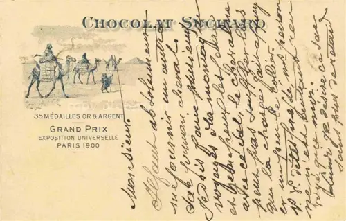 AK / Ansichtskarte Suchard Chocolat Werbung Grand Prix Paris Kamelle 