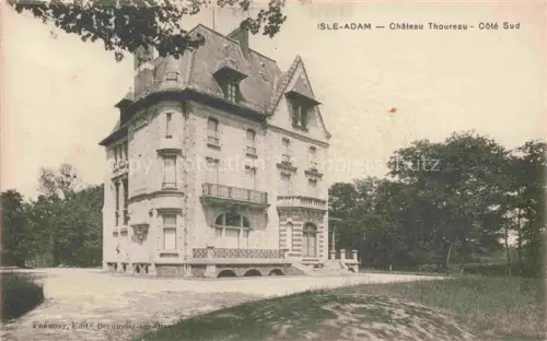 AK / Ansichtskarte Isle-Adam Pontoise 95 Val-d Oise Château Thoureau Schloss