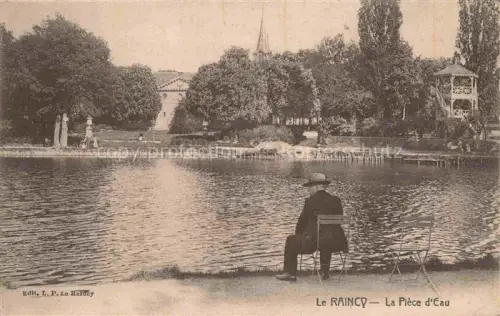 AK / Ansichtskarte Le Raincy 93 Seine-Saint-Denis La pièce d'eau