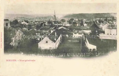 AK / Ansichtskarte Melun 77 Seine-et-Marne Vue générale