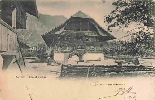 AK / Ansichtskarte GENEVE Genf GE Chalet suisse