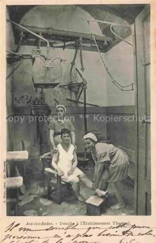 AK / Ansichtskarte AIX-LES-BAINS Chambery 73 Savoie Douche à l'Etablissement Thermal