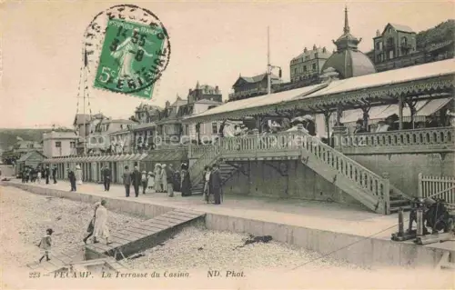 AK / Ansichtskarte FECAMP Le Havre 76 Seine-Maritime La terrasse du casino