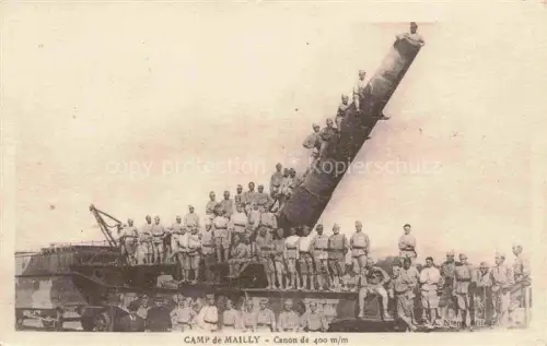 AK / Ansichtskarte Camp de Mailly TROYES 10 Aube Canon de 400 m/m