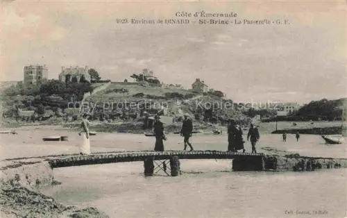 AK / Ansichtskarte St-Briac-sur-Mer Saint-Malo 35 Ille-et-Vilaine La Passerelle Côte d'Émeraude