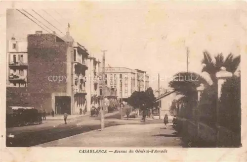 AK / Ansichtskarte CASABLANCA Maroc Avenue du Général-d'Amade
