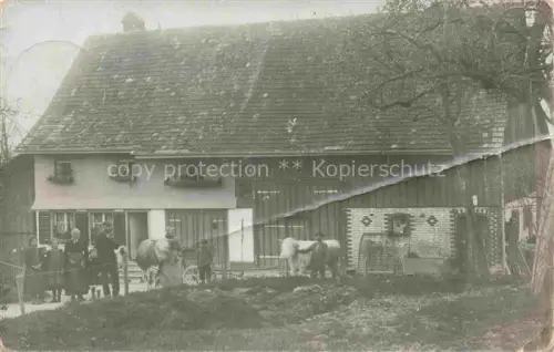 AK / Ansichtskarte Hofstetten Elgg Winterthur ZH Bauernhof Militaersache