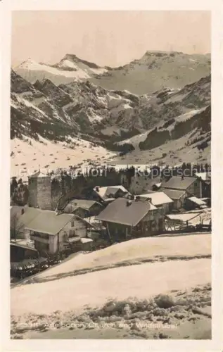 AK / Ansichtskarte Adelboden BE Church and Wildstrubel