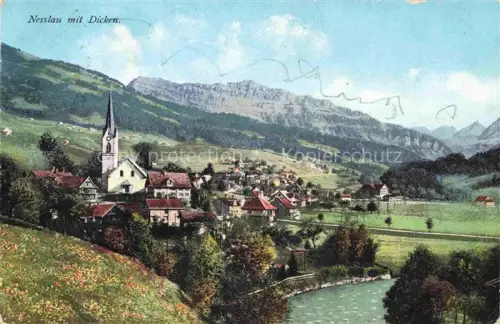 AK / Ansichtskarte Nesslau Toggenburg SG mit Dicken