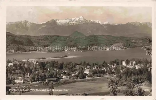 AK / Ansichtskarte Poertschach Woerthersee Kaernten AT mit Karawanken