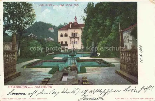 AK / Ansichtskarte Hellbrunn Salzburg AT Schlosspark