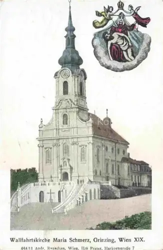 AK / Ansichtskarte Grinzing Doebling Wien AT Wallfahrtskirche Maria Schmerz