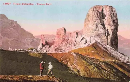 AK / Ansichtskarte Dolomiten Dolomiti IT Cinque Torri