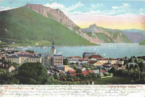 AK / Ansichtskarte Gmunden Traunsee Salzkammergut Oberoesterreich AT Panorama