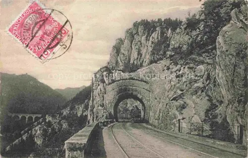 AK / Ansichtskarte Semmering Niederoesterreich AT Kalte Rinne mit Polleruswand