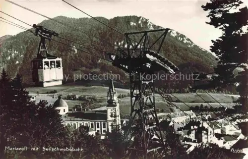 AK / Ansichtskarte Mariazell  Steiermark AT Seilschwebebahn