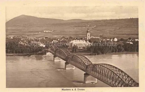 AK / Ansichtskarte Mautern Donau Niederoesterreich AT Panorama Donaubruecke