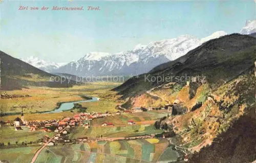 AK / Ansichtskarte Zirl Oberinntal Tirol AT Blick von der Martinswand
