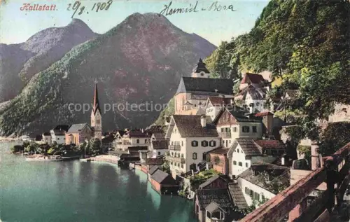 AK / Ansichtskarte Hallstatt Oberoesterreich AT Panorama Hallstaettersee