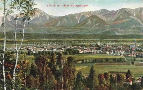 AK / Ansichtskarte VILLACH Kaernten AT mit Mittagskogel