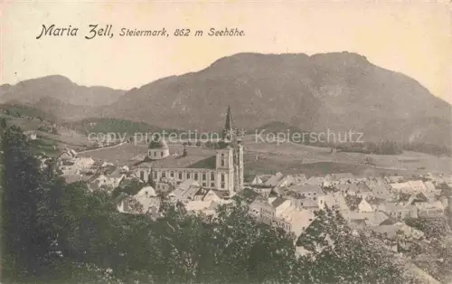 AK / Ansichtskarte Maria-Zell Mariazell Steiermark AT Wallfahrtskirche Panorama