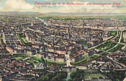 AK / Ansichtskarte WIEN AT Panorama der KK Reichs Haupt und Residenzstadt
