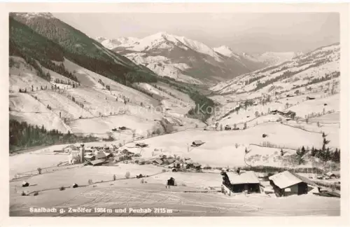 AK / Ansichtskarte Saalbach -Hinterglemm Pinzgau-Pongau AT mit Zwoelfer und Penhab