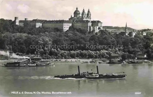 AK / Ansichtskarte Melk Donau Niederoesterreich AT Benediktinerstift